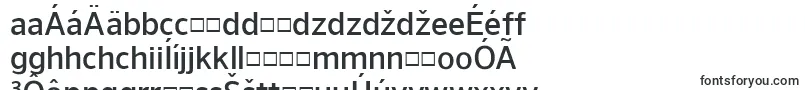 Шрифт NuorderDemibold – словацкие шрифты