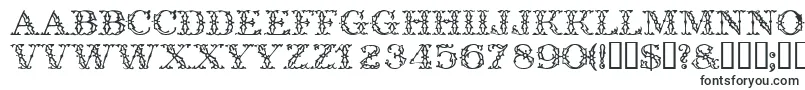 Trellisdisplaycapsssk-Schriftart – Schriftarten, die mit T beginnen