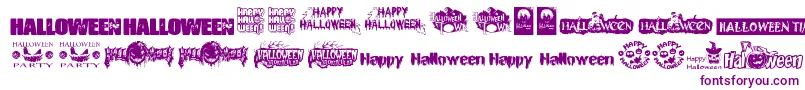 Lisätietoja HalloweenLogo-fontista HalloweenLogo-fontti – violetit fontit