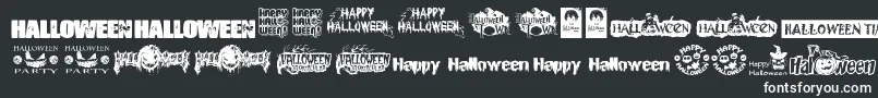 フォントHalloweenLogo – 白い文字