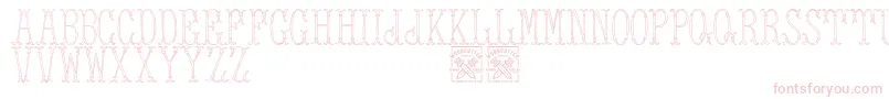 TowerOfLondon Font – Pink Fonts on White Background