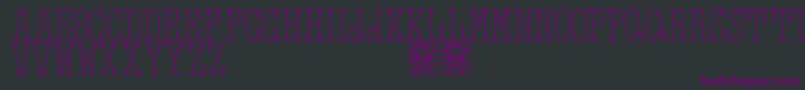TowerOfLondon Font – Purple Fonts on Black Background