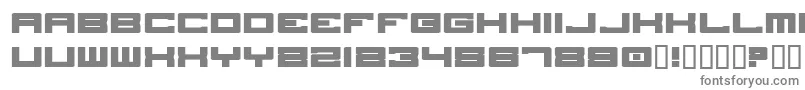 Skome-fontti – harmaat kirjasimet valkoisella taustalla