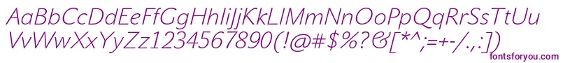 JohnsansWhiteProItalic Font – Purple Fonts