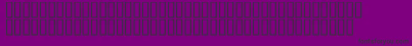 Fonte LinotypeAfrikaOne – fontes pretas em um fundo violeta