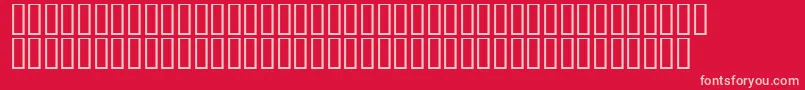 LinotypeAfrikaOne-fontti – vaaleanpunaiset fontit punaisella taustalla