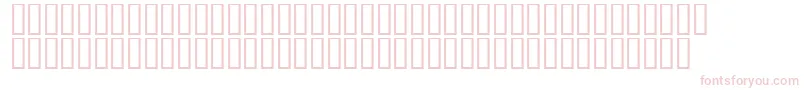 Шрифт LinotypeAfrikaOne – розовые шрифты на белом фоне