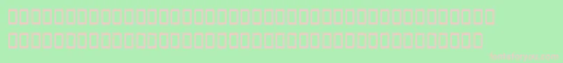 MagedLfBold Font – Pink Fonts on Green Background