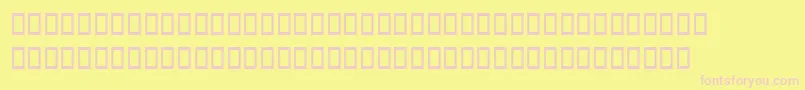 MagedLfBold Font – Pink Fonts on Yellow Background