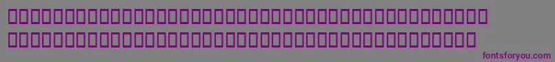 Шрифт MagedLfBold – фиолетовые шрифты на сером фоне