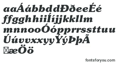 SouvenirstdBolditalic font – icelandic Fonts
