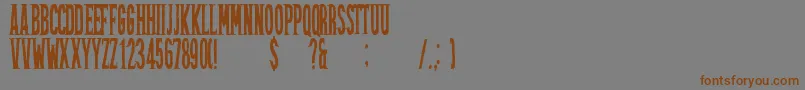 More about Friztonregular Font Friztonregular Font – Brown Fonts on Gray Background