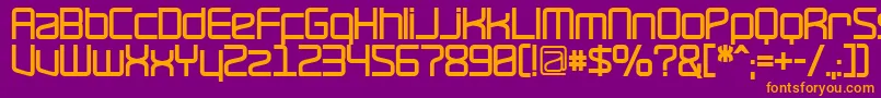 More about Ravebold Font Ravebold Font – Orange Fonts on Purple Background