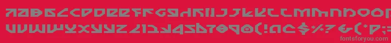 Шрифт NostromoExpanded – серые шрифты на красном фоне