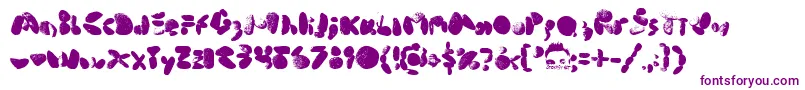 Police MiddleCoveBeachRocks1.0 – polices violettes