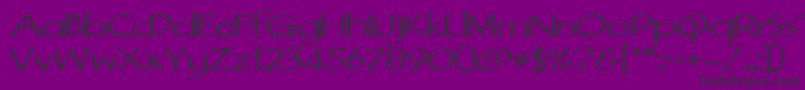 Dimurph Font – Black Fonts on Purple Background