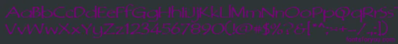 Dimurph Font – Purple Fonts on Black Background