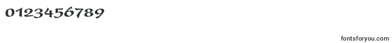 PresentltstdBlack-Schriftart – Schriften für Zahlen und Nummern