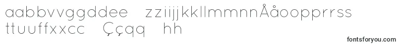 Fonte QuicksandLight – fontes uzbeques
