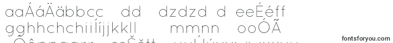 Czcionka QuicksandLight – słowackie czcionki