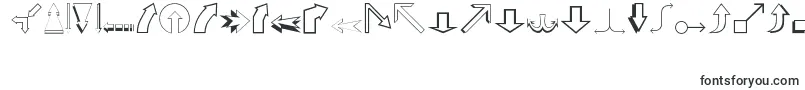 Шрифт Arrows2 – шрифты, начинающиеся на A