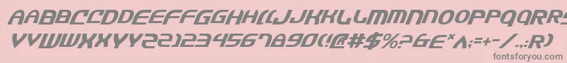 JannisarySwordItalic Font – Gray Fonts on Pink Background