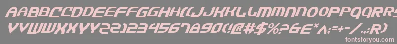 JannisarySwordItalic Font – Pink Fonts on Gray Background