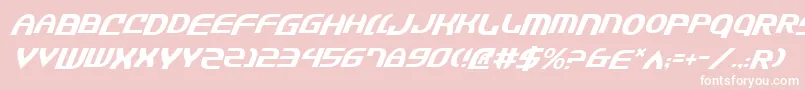 JannisarySwordItalic Font – White Fonts on Pink Background