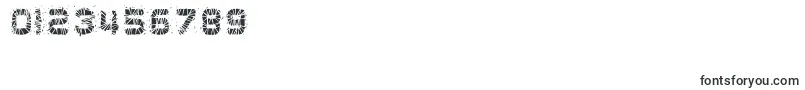 GlazKrakSolid-Schriftart – Schriften für Zahlen und Nummern