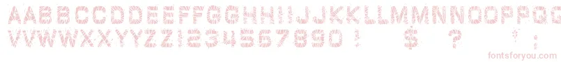 Saiba mais sobre a fonte GlazKrakSolid Fonte GlazKrakSolid – fontes rosa em um fundo branco