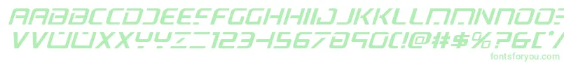 Psyonicexpandital-Schriftart – Grüne Schriften