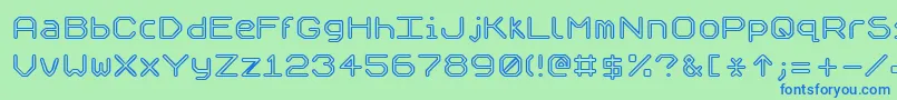 Подробнее о шрифте Speculo Шрифт Speculo – синие шрифты на зелёном фоне