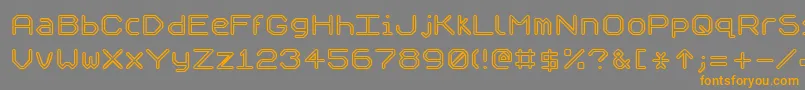 More about Speculo Font Speculo Font – Orange Fonts on Gray Background