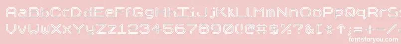 Speculo Font – White Fonts on Pink Background