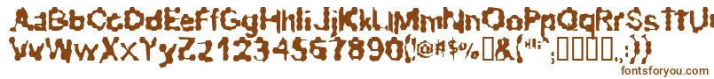 RibbedRoughRider Font – Brown Fonts