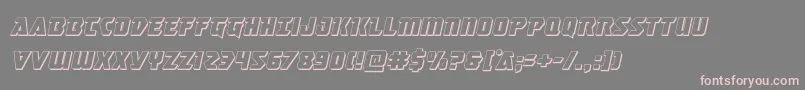 Masterbreaker3Dital Font – Pink Fonts on Gray Background