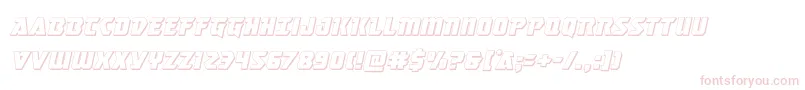 Masterbreaker3Dital Font – Pink Fonts on White Background