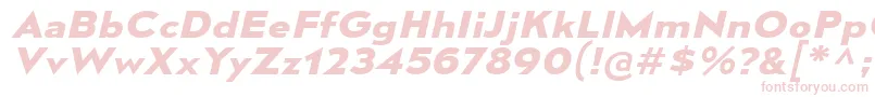 MesmerizeExBdIt Font – Pink Fonts on White Background