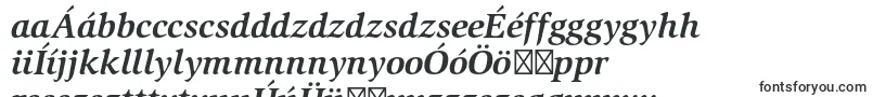 SlimbachstdBolditalic-Schriftart – ungarische Schriften