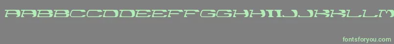 Garth Font – Green Fonts on Gray Background