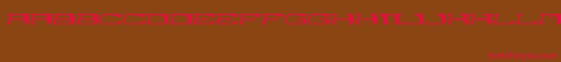 Garth Font – Red Fonts on Brown Background