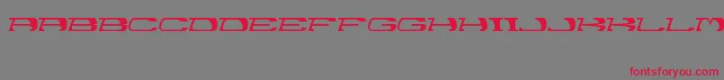 Garth Font – Red Fonts on Gray Background