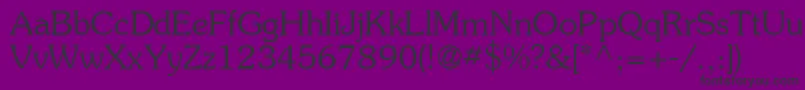 Agsouc Font – Black Fonts on Purple Background