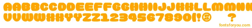 GomariceDoughnutMonster Font – Orange Fonts