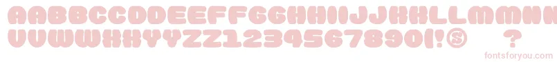 GomariceDoughnutMonster Font – Pink Fonts on White Background