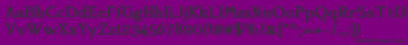 AccanthisadfstdBold Font – Black Fonts on Purple Background