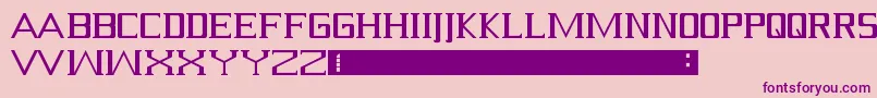 Serif Font – Purple Fonts on Pink Background