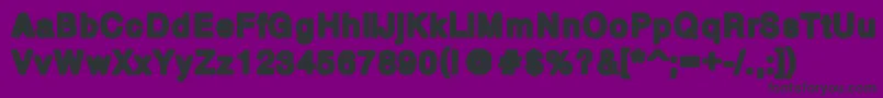 Boldbold Font – Black Fonts on Purple Background