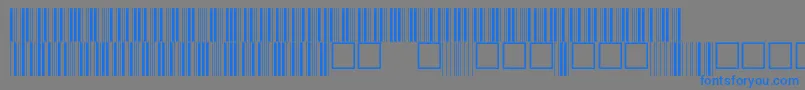 Шрифт V100025 – синие шрифты на сером фоне