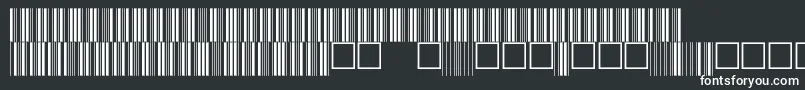 フォントV100025 – 黒い背景に白い文字